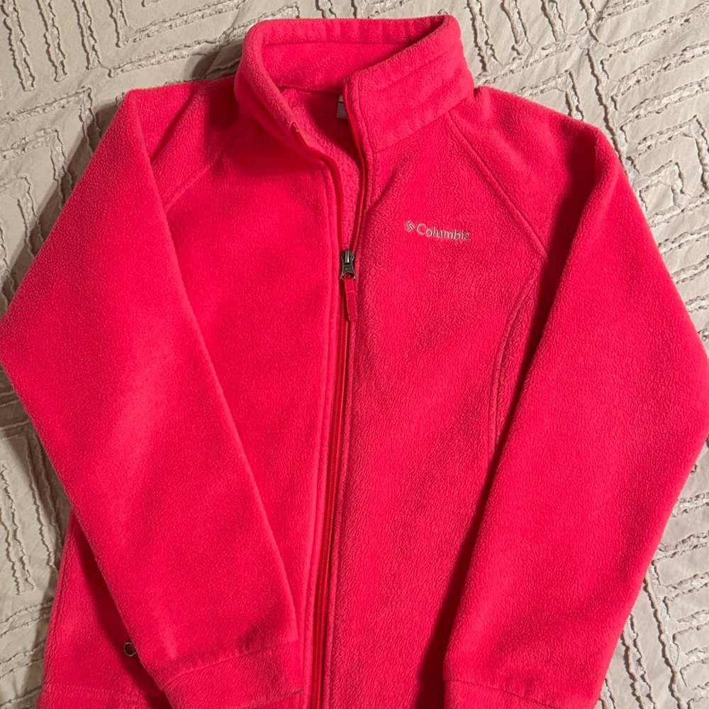 Columbia Vibrant Pink Fleece Jacket